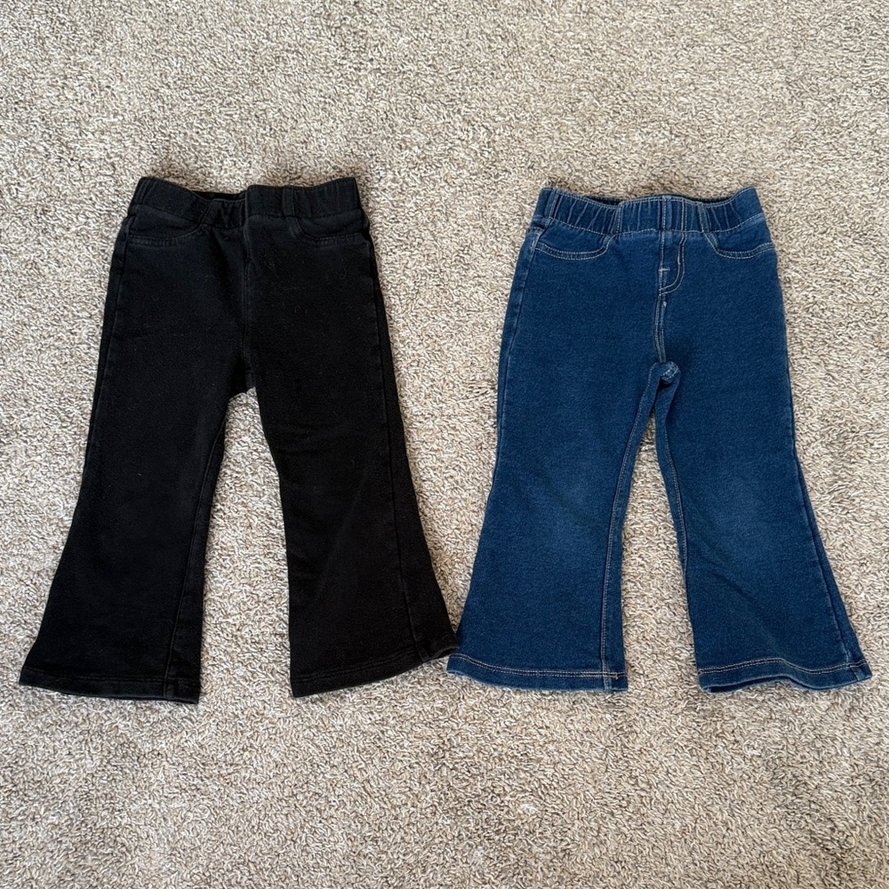 5/$25: Set of 2 Cat & Jack Flare Jeggings